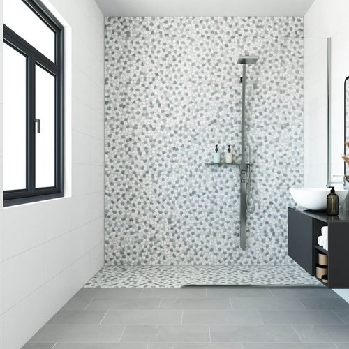 Grey-Tile-Bathroom-Pebble-Shower